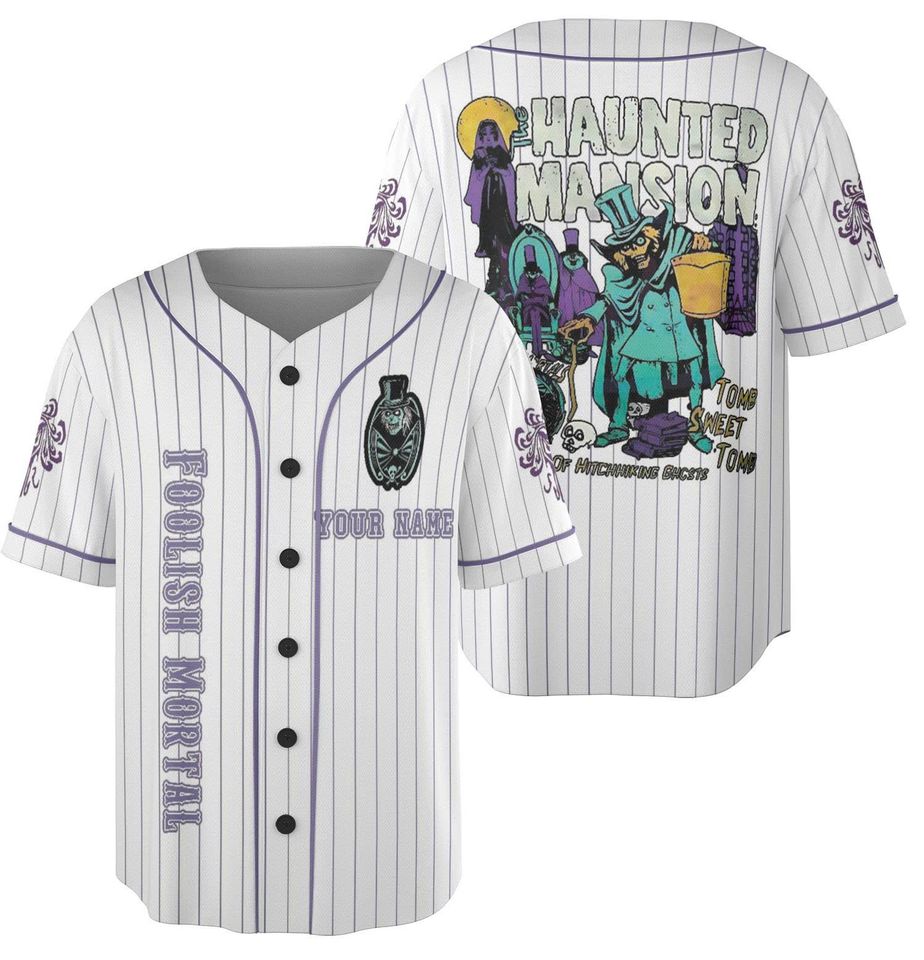 Personalized The Haunted Mansion Baseball Jersey