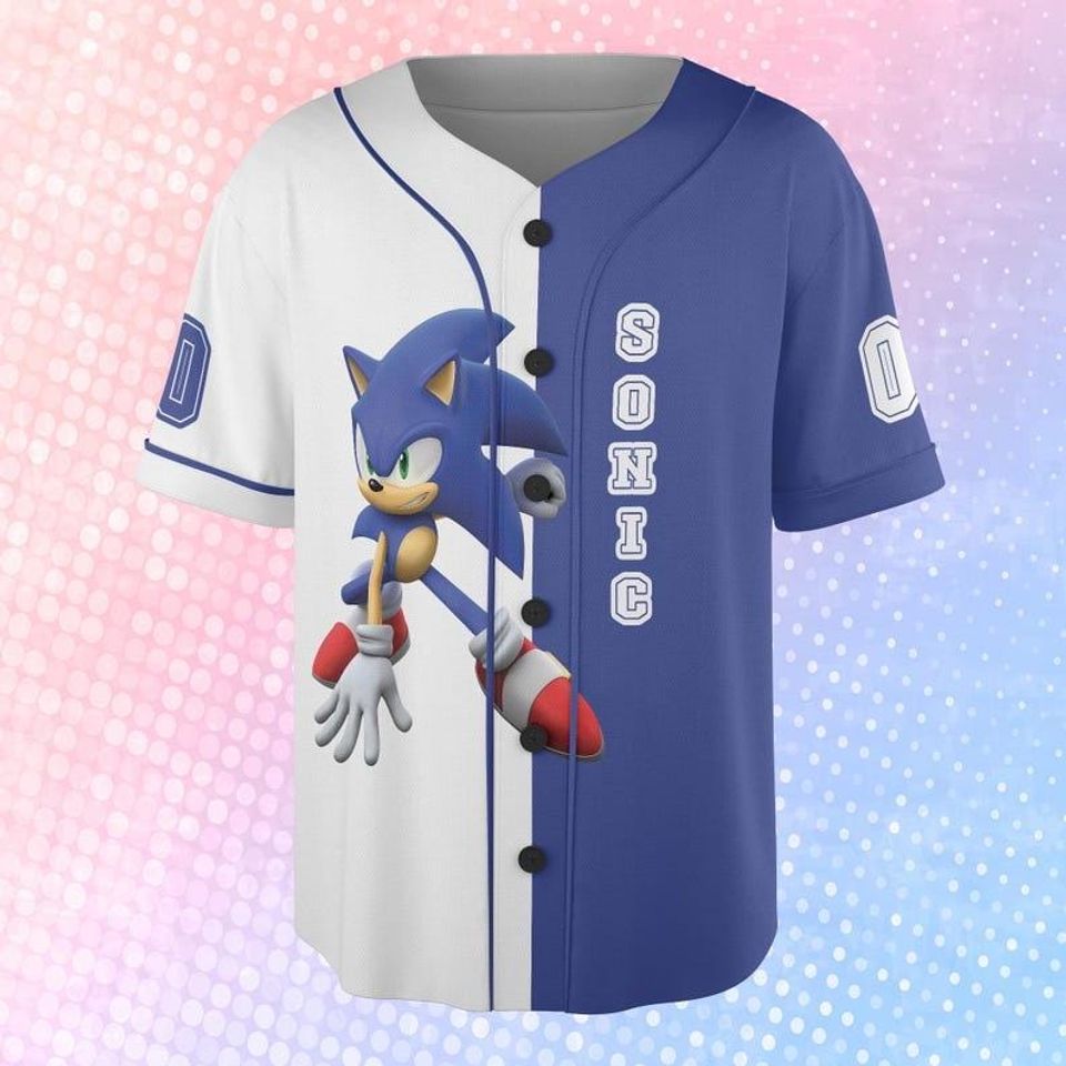 Personalized The Hedgehog Collection Baseball Jersey