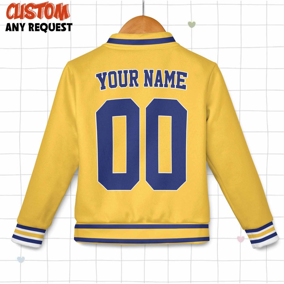 Custom Yellow Baseball Jacket, Custom Summer 2025 Jacket, Wedding Jerseys, Baseball Shirt for Fans of All Ages, Vintage Jacket