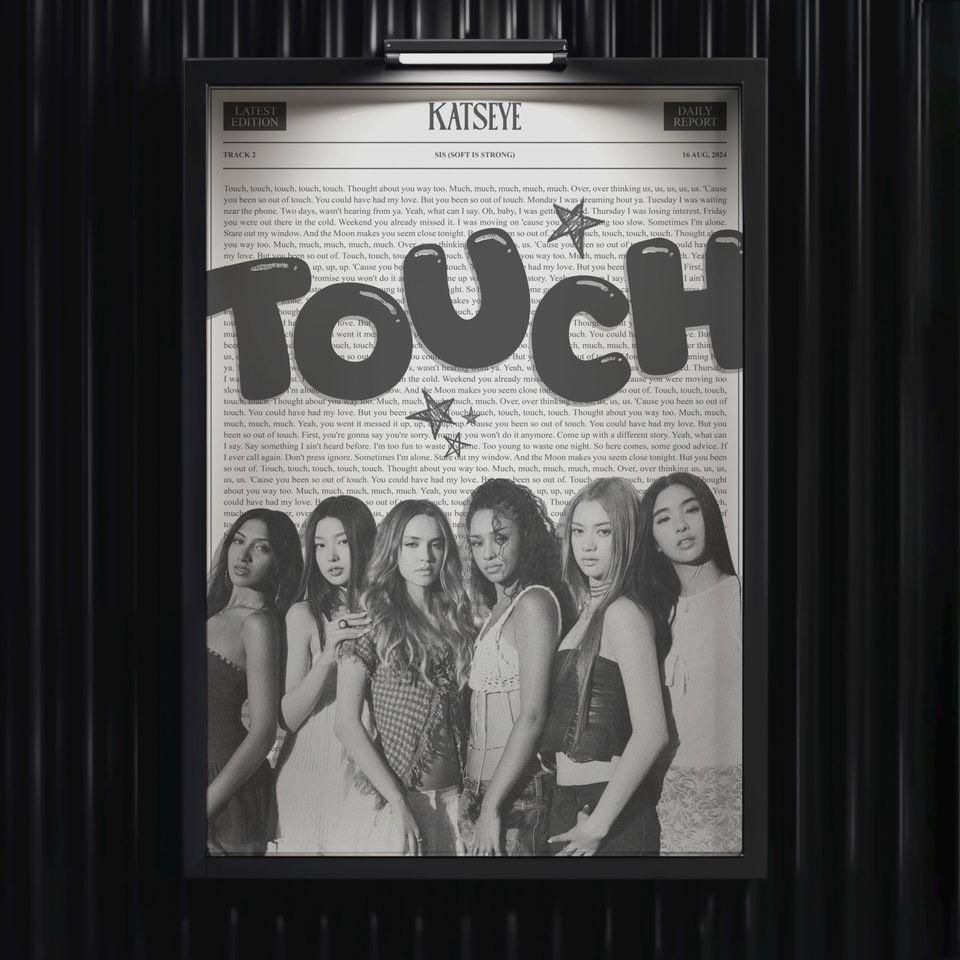 Katseye Touch Poster | Premium Matte Vertical Poster No Frame