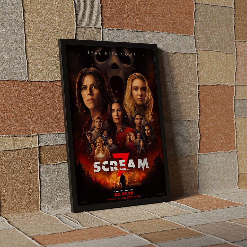 Scream 7 (2026) Movie Poster | Wall Art| Cover Poster