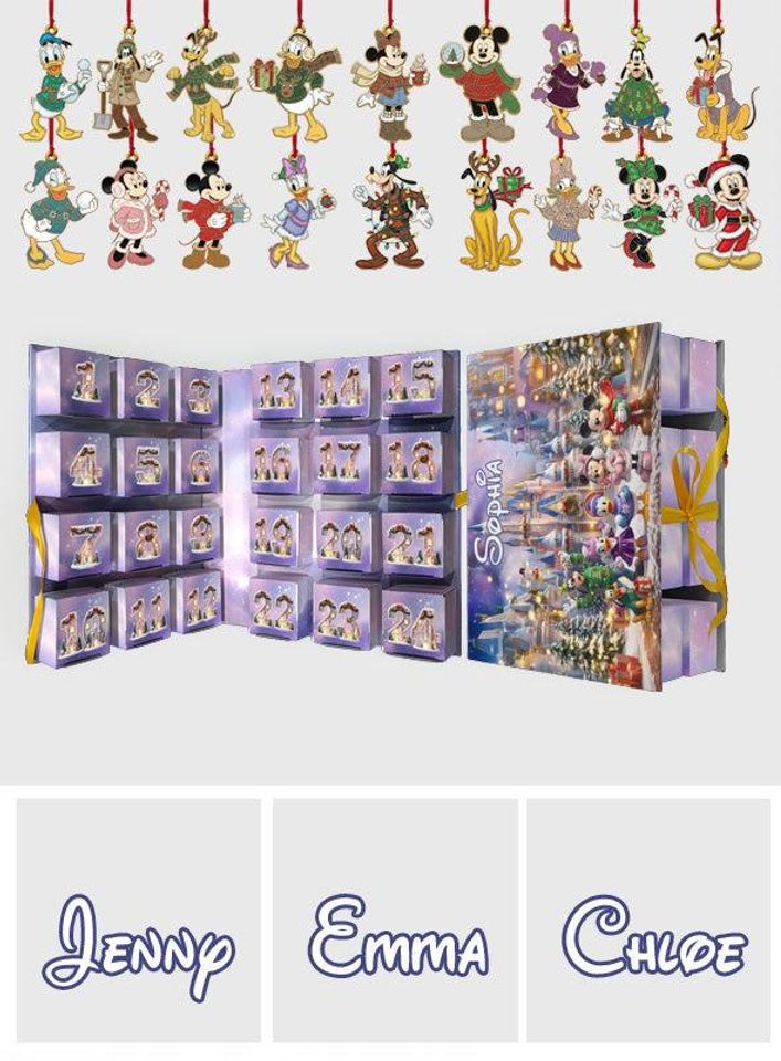 Mouse And Friends Cartoon Advent Calendar 2025 Christmas Countdown Box Christmas Gift Collectible Ornaments