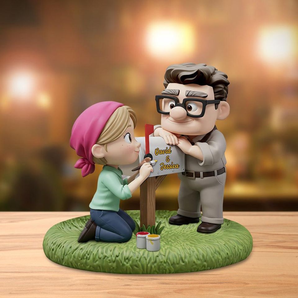 Custom Carl & Ellie Couple Acrylic Plaque | Custom Anniversary Love Gift