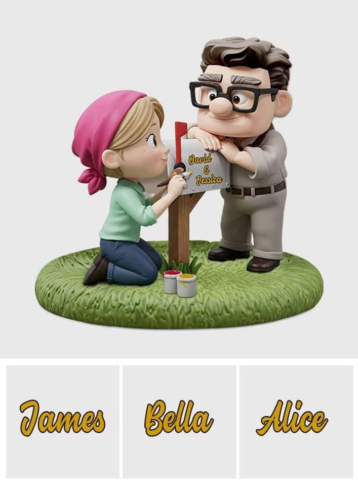 Custom Carl & Ellie Couple Acrylic Plaque | Custom Anniversary Love Gift