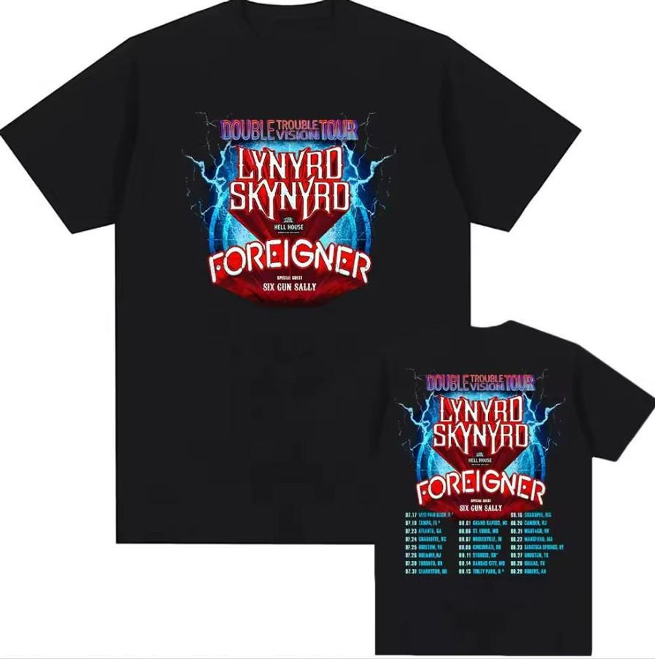 LYNYRD SKYNYRD & FOREIGNER Tour 2026 Shirt