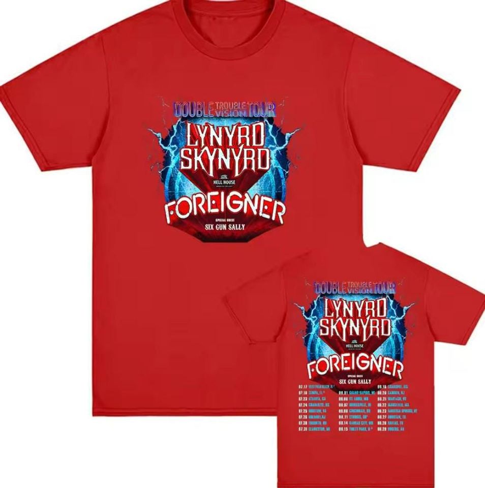 LYNYRD SKYNYRD & FOREIGNER Tour 2026 Shirt
