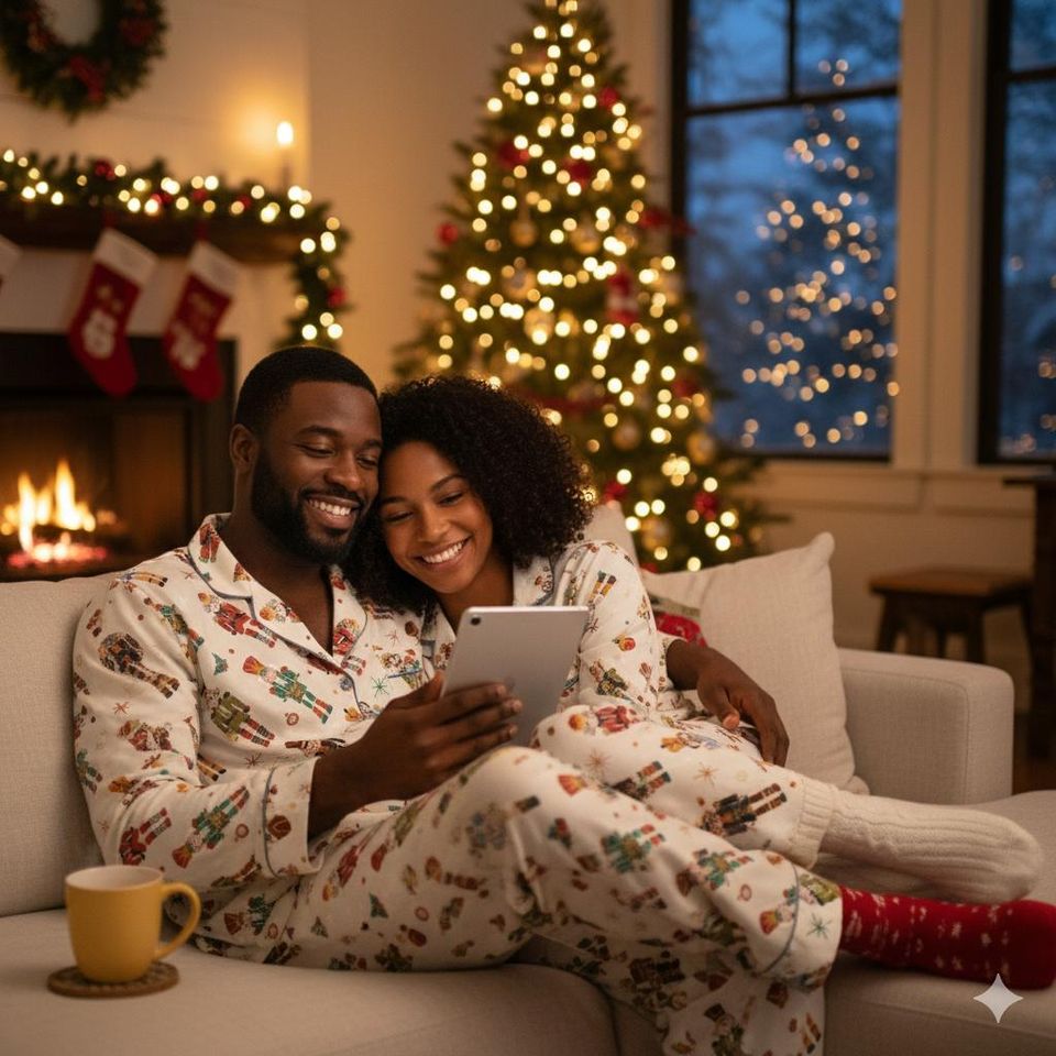 Nutcracker Christmas Pajama Set with Pocket