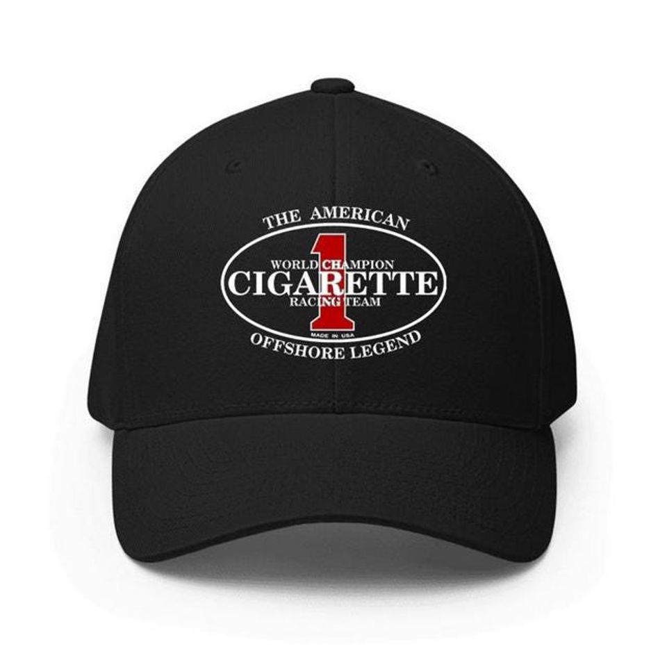 Cigarette Racing Logo Printed Baseball Cap Adjustable