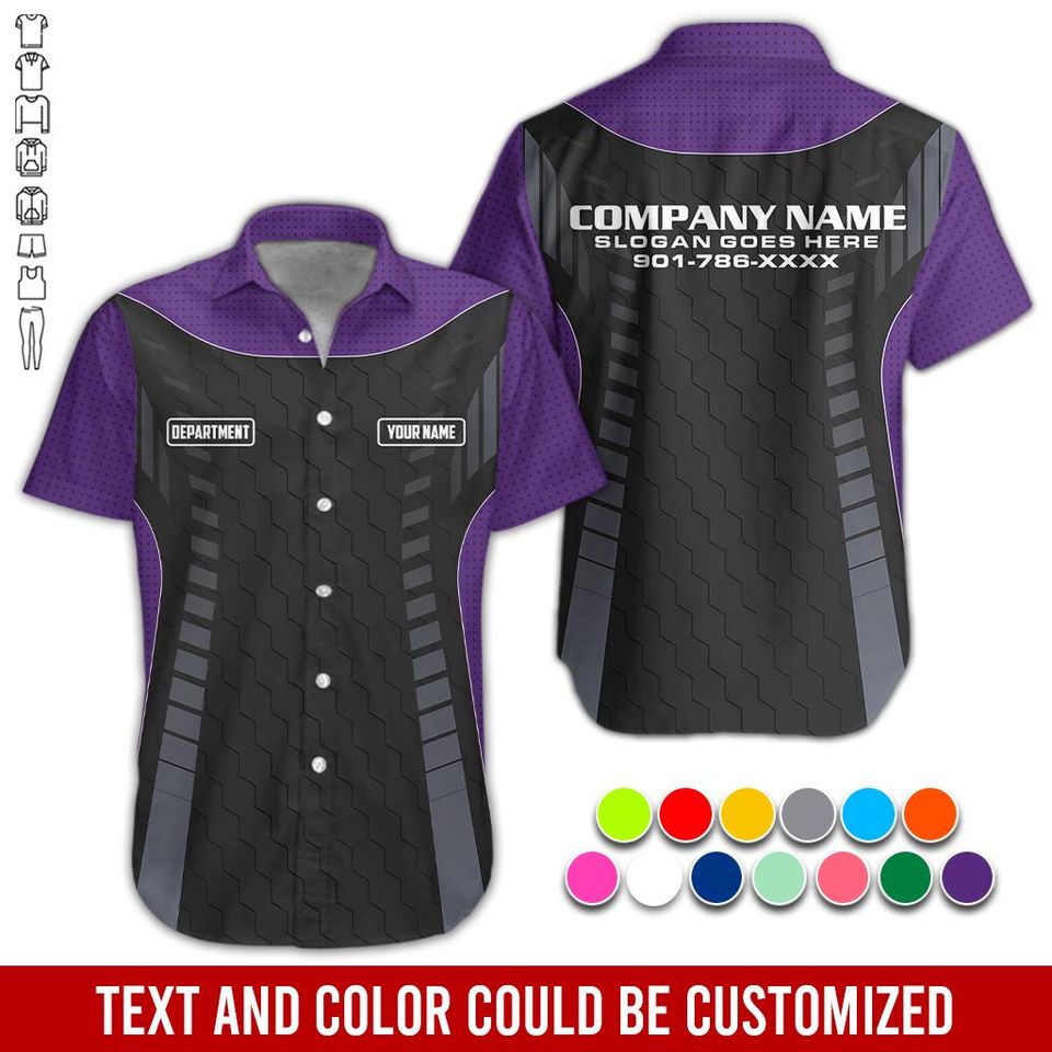 Custom Work Wear Shirt with Logo: Personalized Uniform, Mechanic