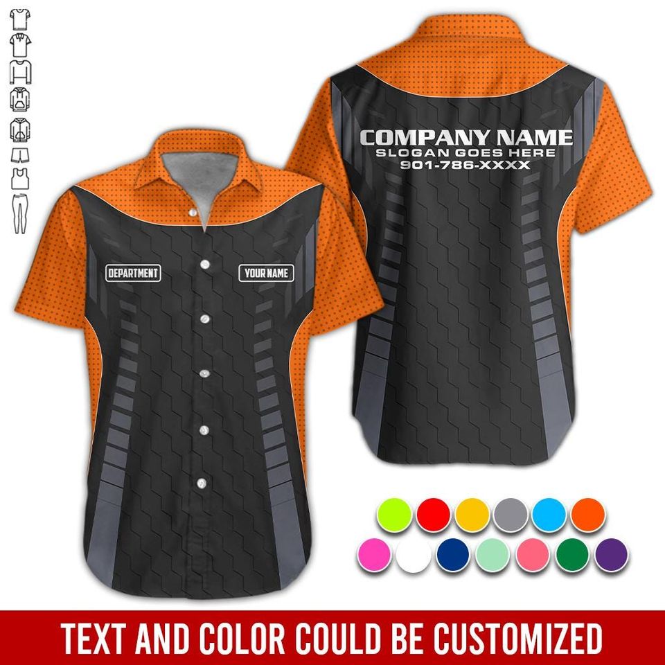 Custom Work Wear Shirt with Logo: Personalized Uniform, Mechanic