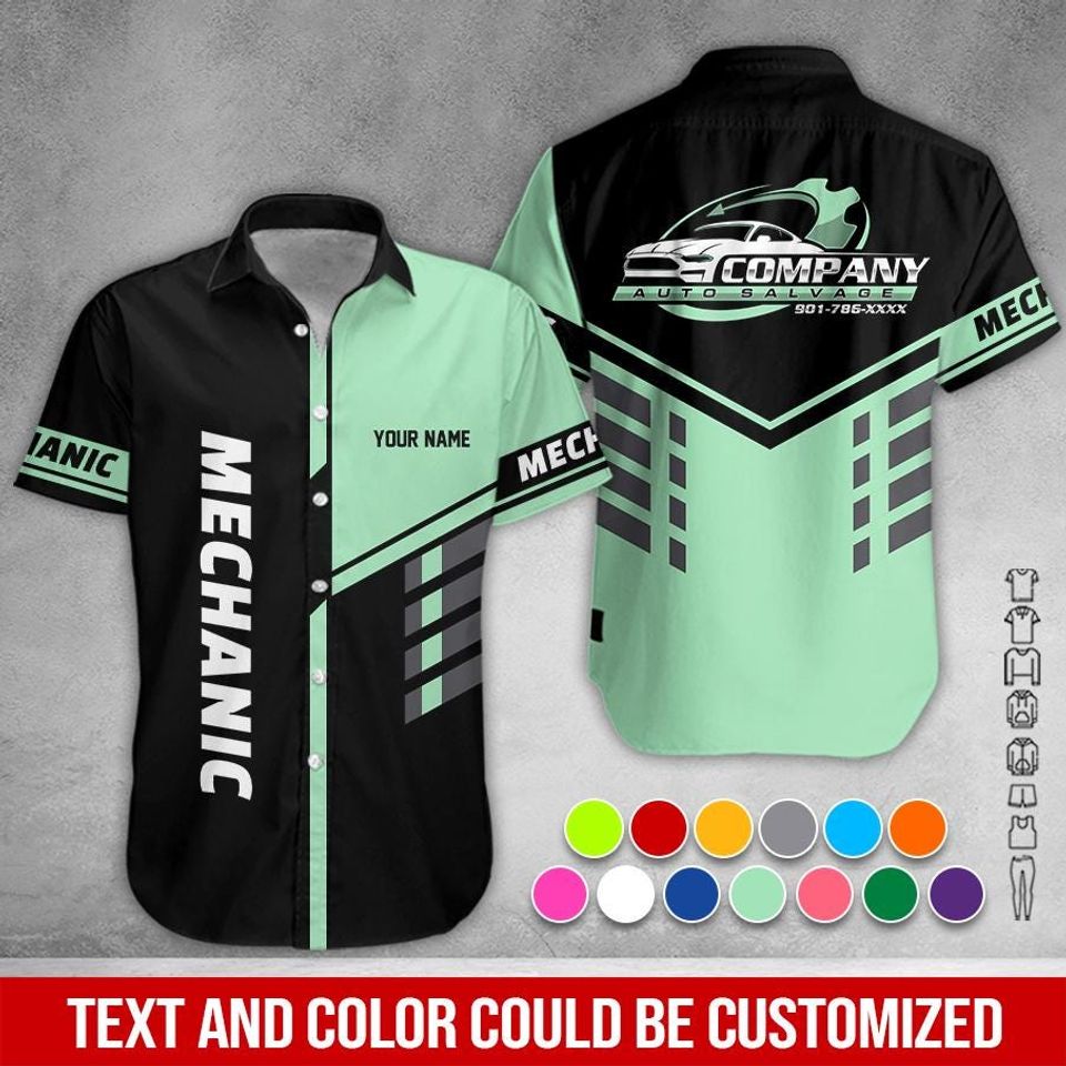 Custom Mechanic Work Shirt: Personalized Auto Repair Uniform