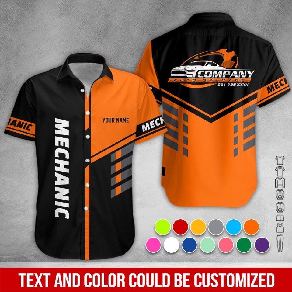 Custom Mechanic Work Shirt: Personalized Auto Repair Uniform