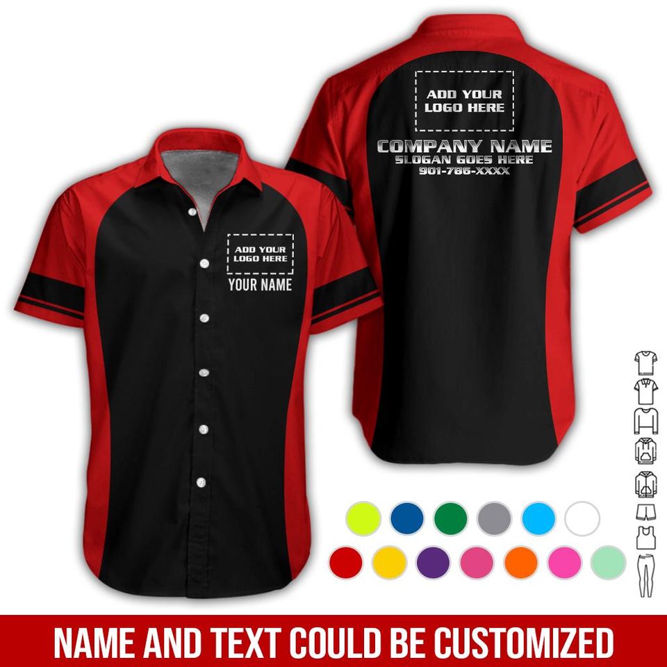 Custom Basic Work Shirt: Personalized Workwear Company Uniform