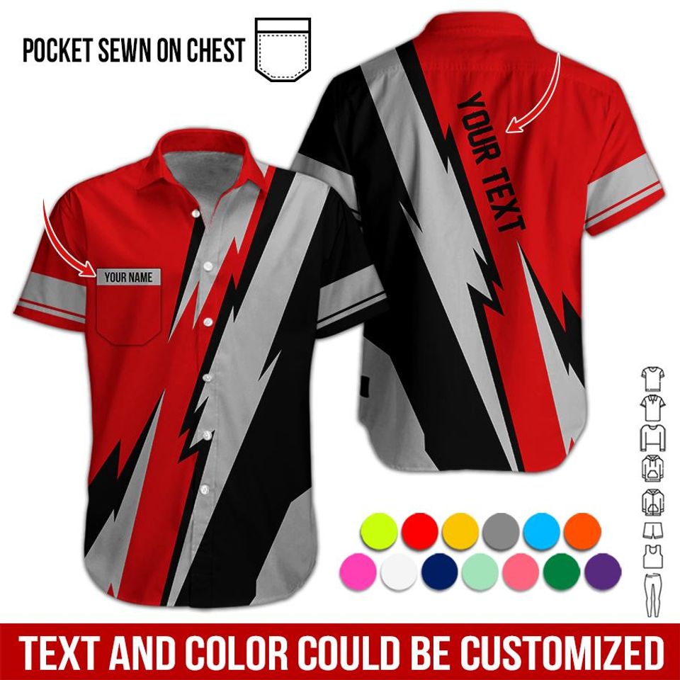 Custom Logo Work Shirt: Personalized Uniform for Racing, Mechanic