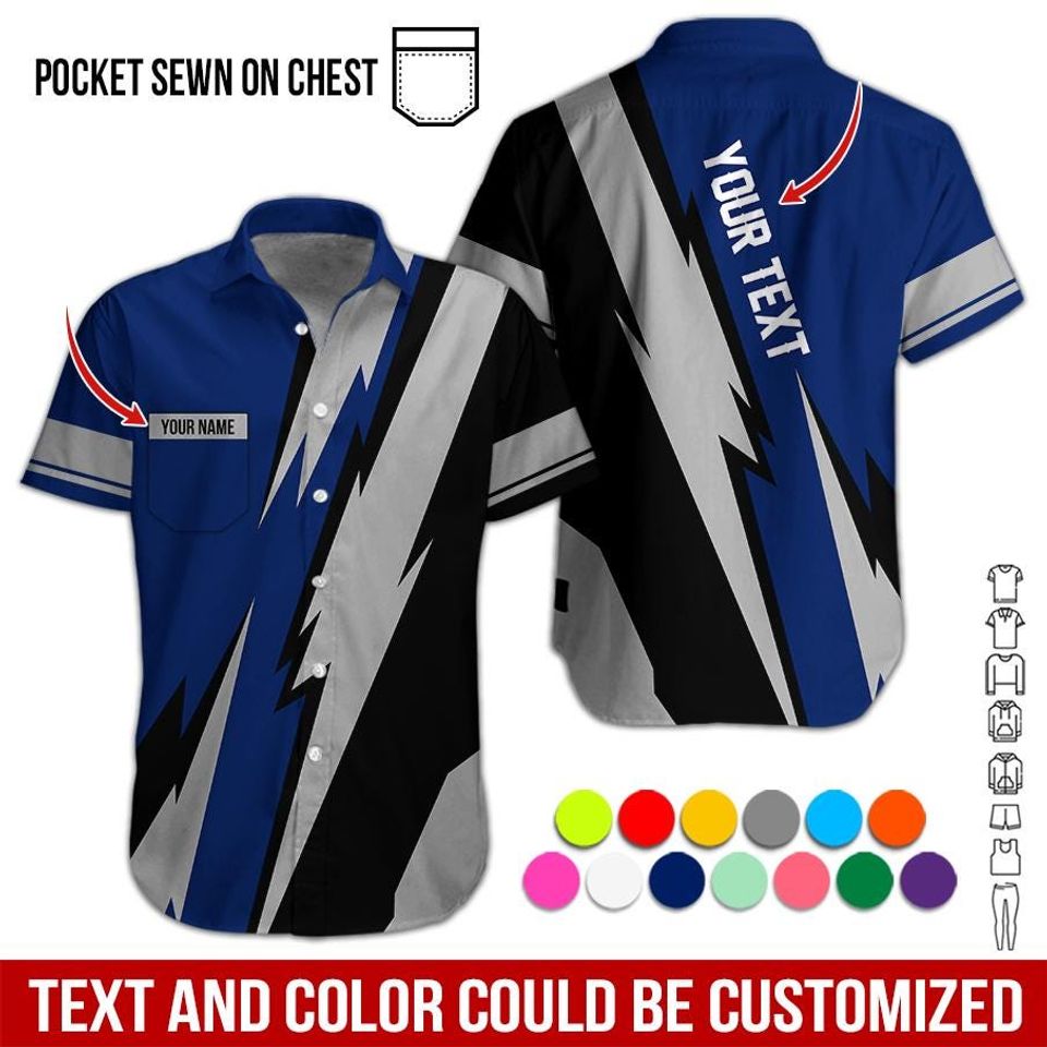 Custom Logo Work Shirt: Personalized Uniform for Racing, Mechanic