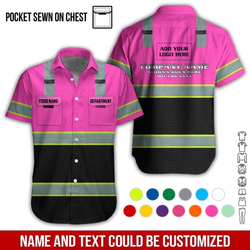 Custom Workwear Shirt | Personalized Uniform, All Over Print