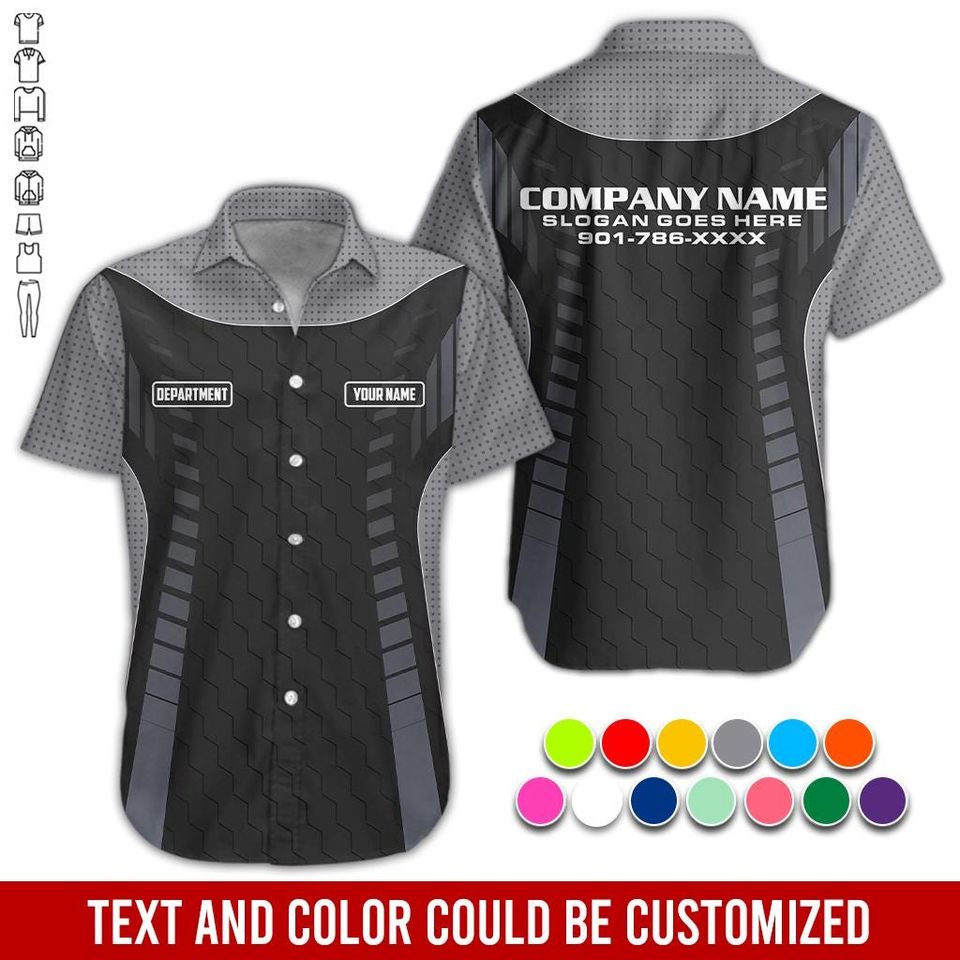 Custom Work Wear Shirt with Logo: Personalized Uniform, Mechanic