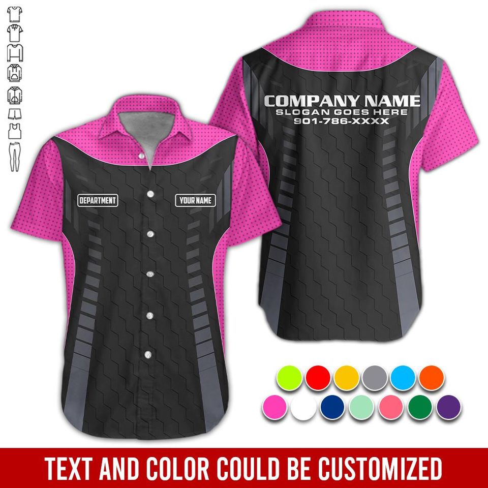 Custom Work Wear Shirt with Logo: Personalized Uniform, Mechanic