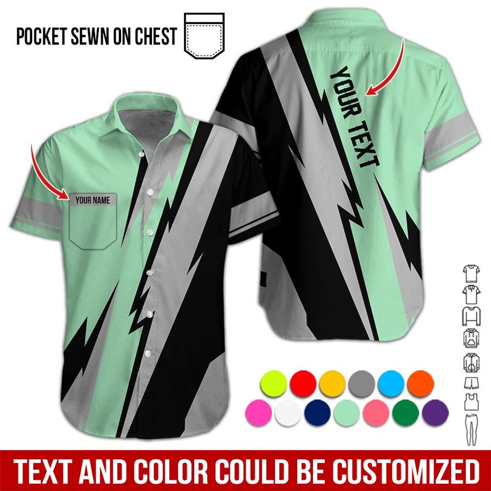 Custom Logo Work Shirt: Personalized Uniform for Racing, Mechanic