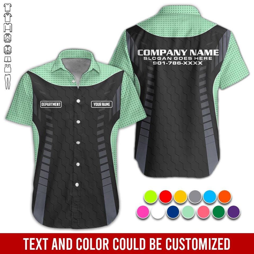Custom Work Wear Shirt with Logo: Personalized Uniform, Mechanic