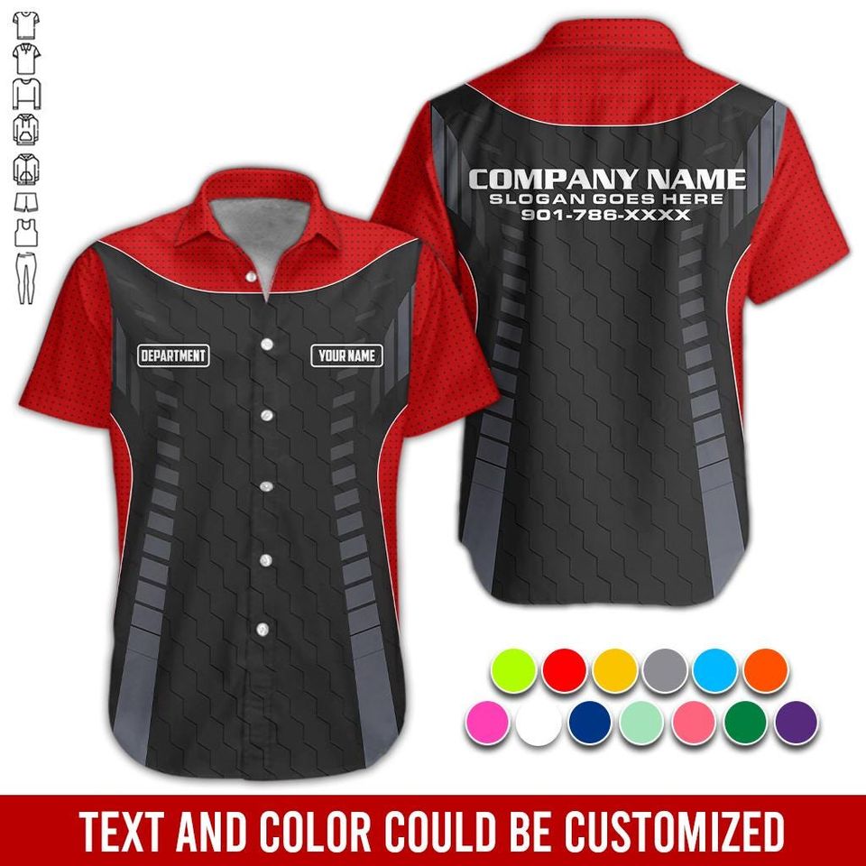 Custom Work Wear Shirt with Logo: Personalized Uniform, Mechanic
