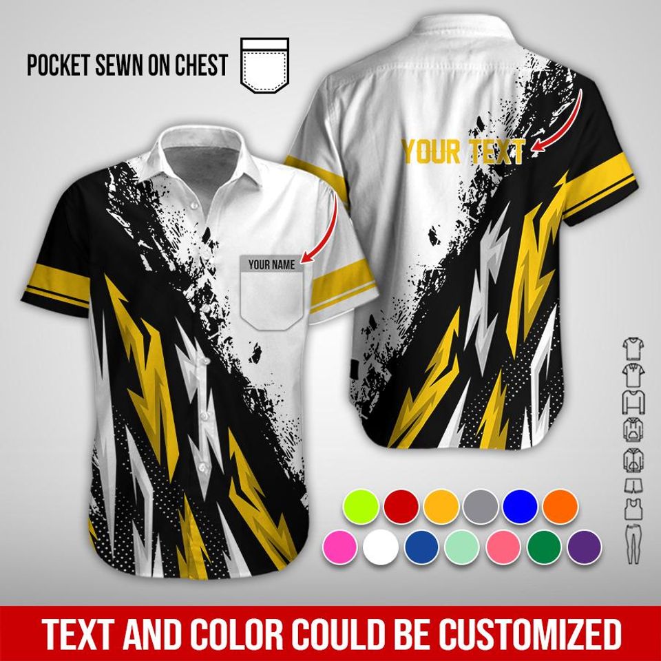 Custom Logo Work Shirt: Personalized Uniform for Electrician, Mechanic