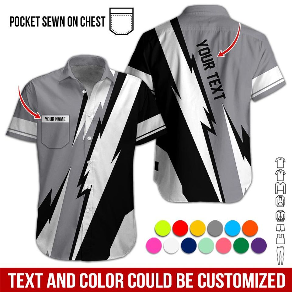 Custom Logo Work Shirt: Personalized Uniform for Racing, Mechanic