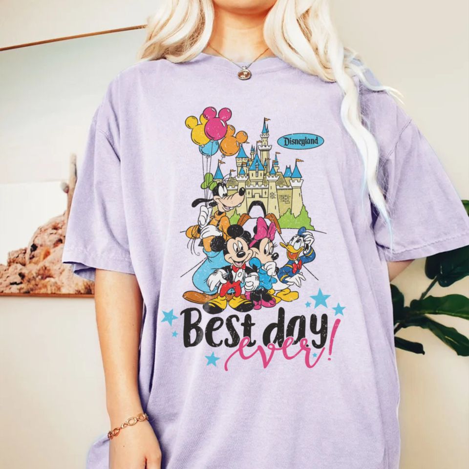 Vintage Best Day Ever T-shirt, Retro Disneyland