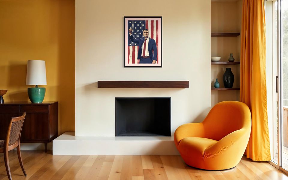Charlie Kirk Tribute Poster - American Freedom