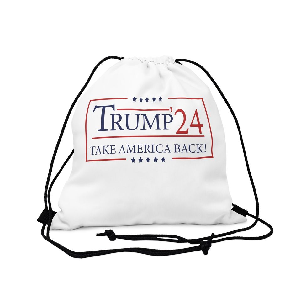 Trump Drawstring Bag- TRUMP- MAGA- Election Drawstring Bag
