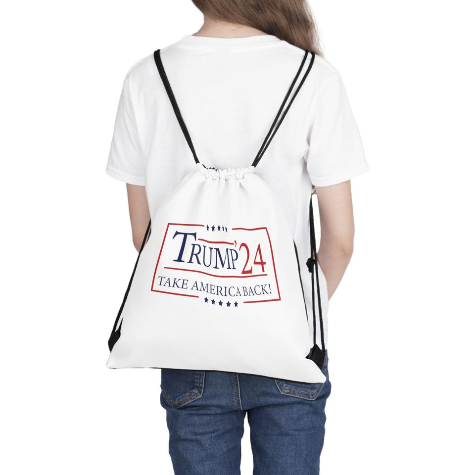 Trump Drawstring Bag- TRUMP- MAGA- Election Drawstring Bag