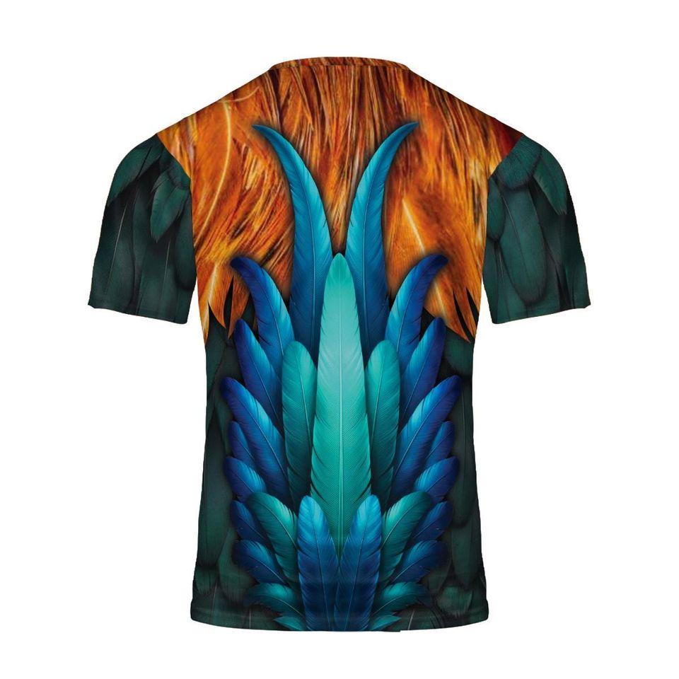 Hei Hei Rooster Costume T-Shirt, Moana Movie Halloween Costume Tee, Hei Hei Chicken Cosplay All Over Print, Rooster Shirt, Funny Hei Hei