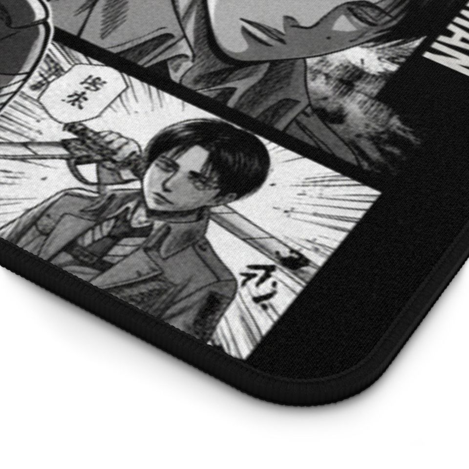 Levi Ackerman Desk Mat - Manga Art Desk Accessory