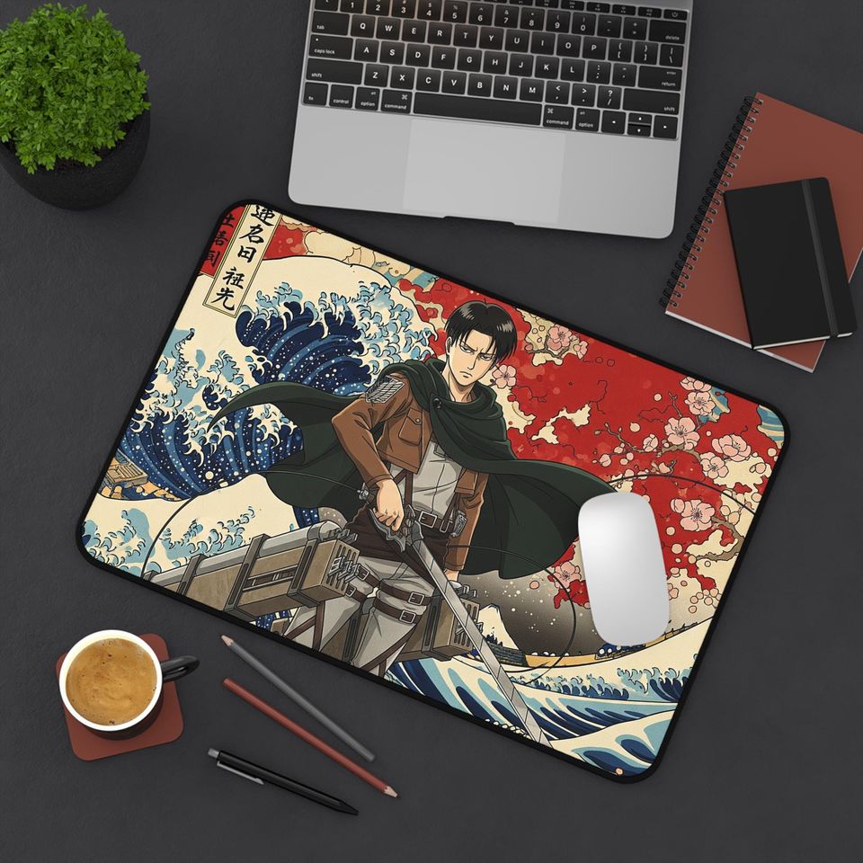 Levi Ackerman Desk Mat