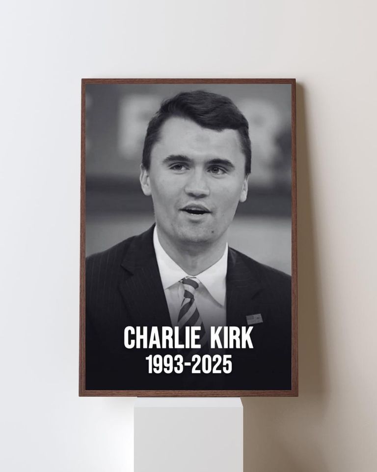 Rest In Peace  Charlie Kirk Tribute Poster