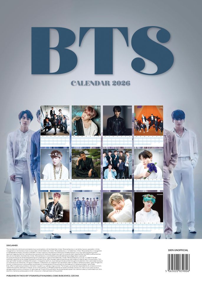 BTS 2026 Calendar