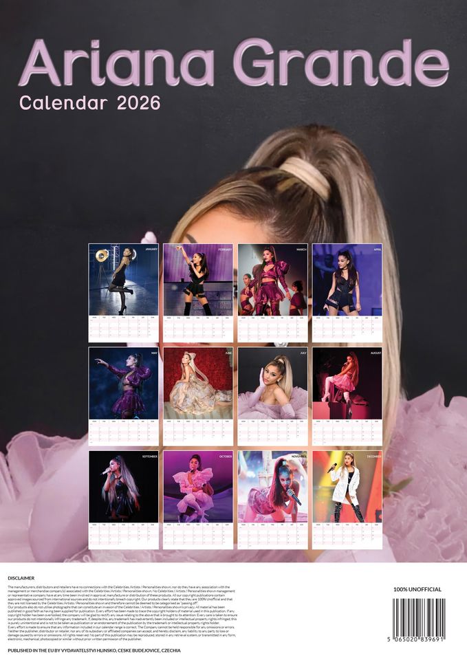 Ariana 2026 Calendar