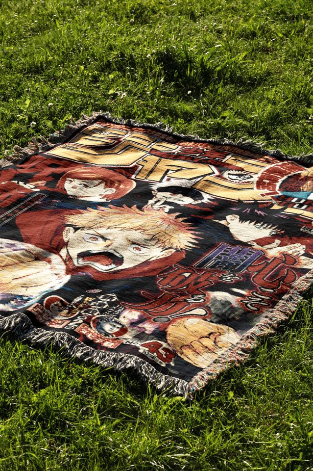 JJK Anime Woven  blanket