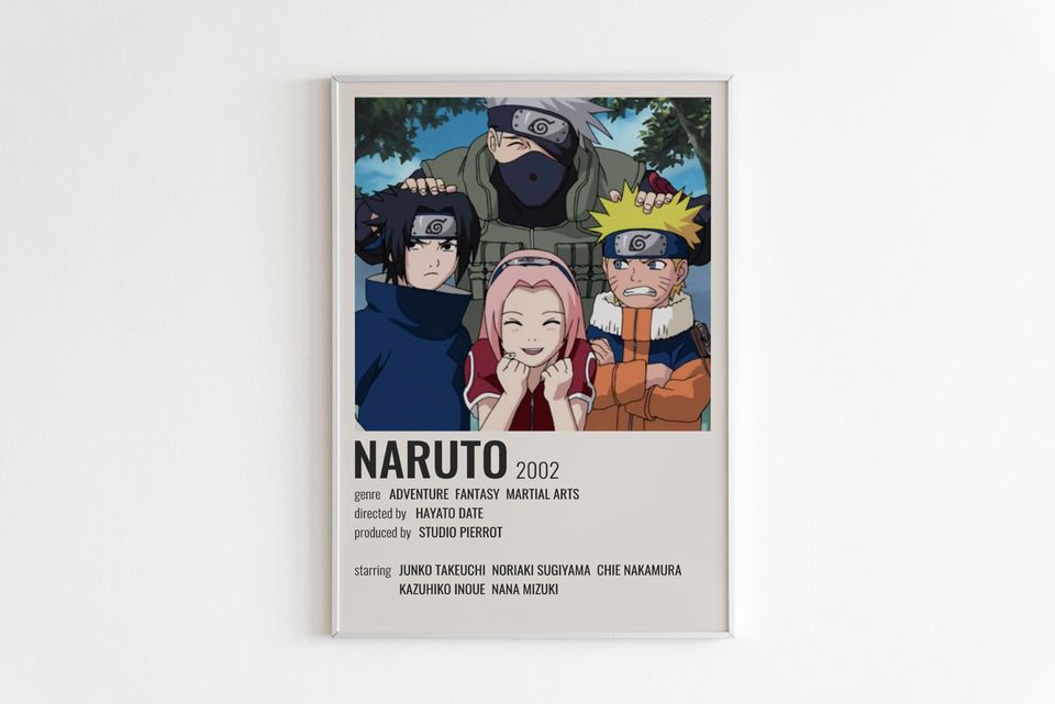 Narutoo Poster – Minimalist Anime Wall Print