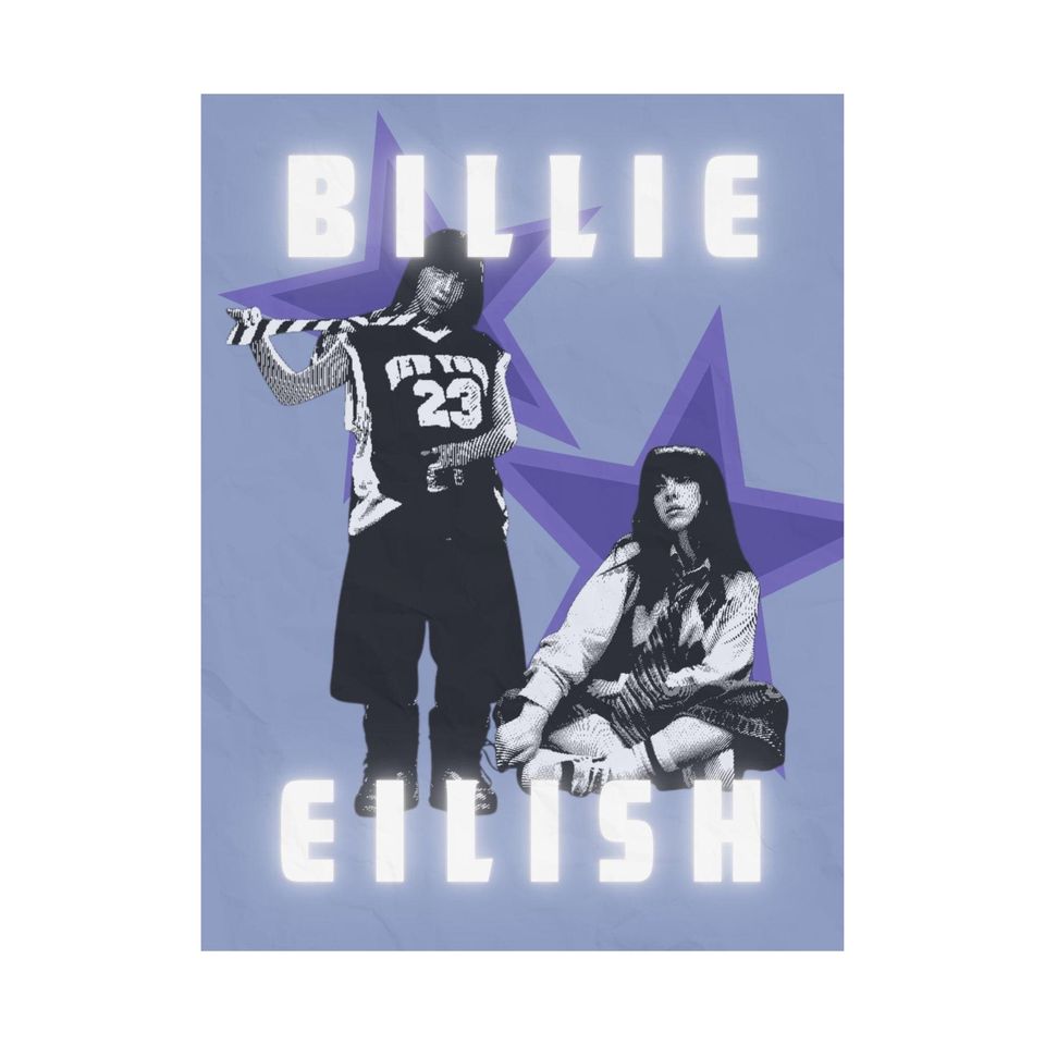 Billie Collage Vertical Poster