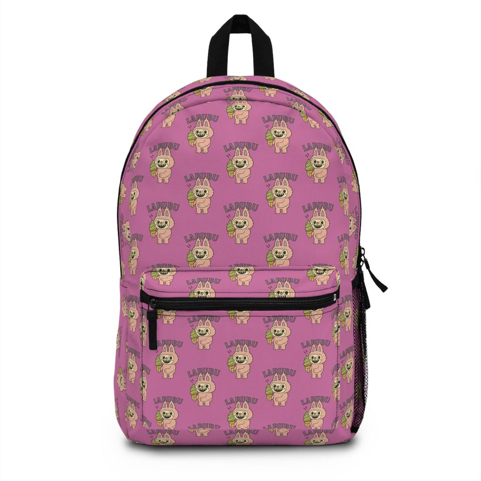 Labubu Ice Cream Pattern Backpack
