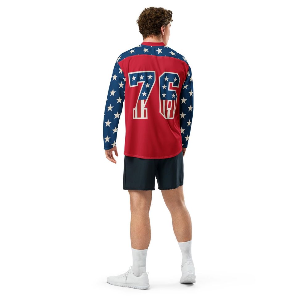 USA Hockey Olympic Fan Jersey Stars and Stripes