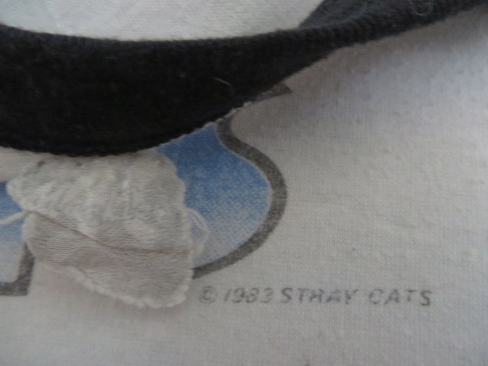 STRAY CATS 1983 tour baseball tee