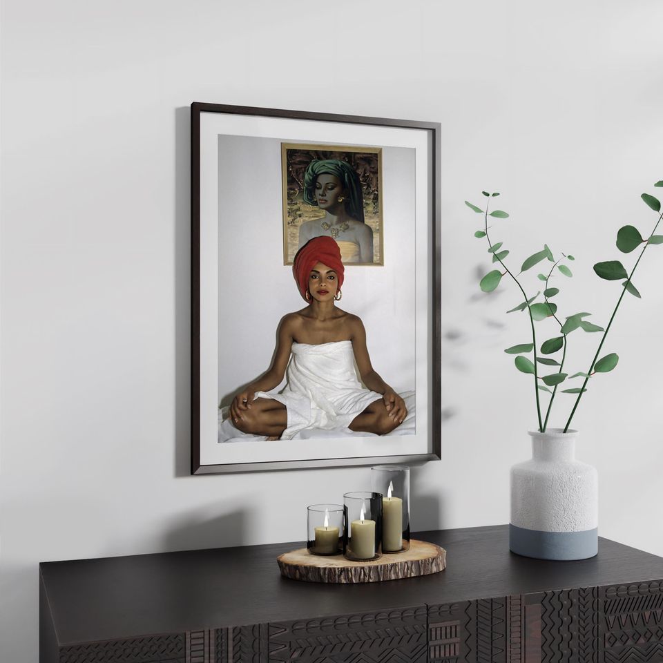 Sade Adu Photography Poster, Music & Fashion Wall Art, Vintage Vertical Poster, Museum Quality Print