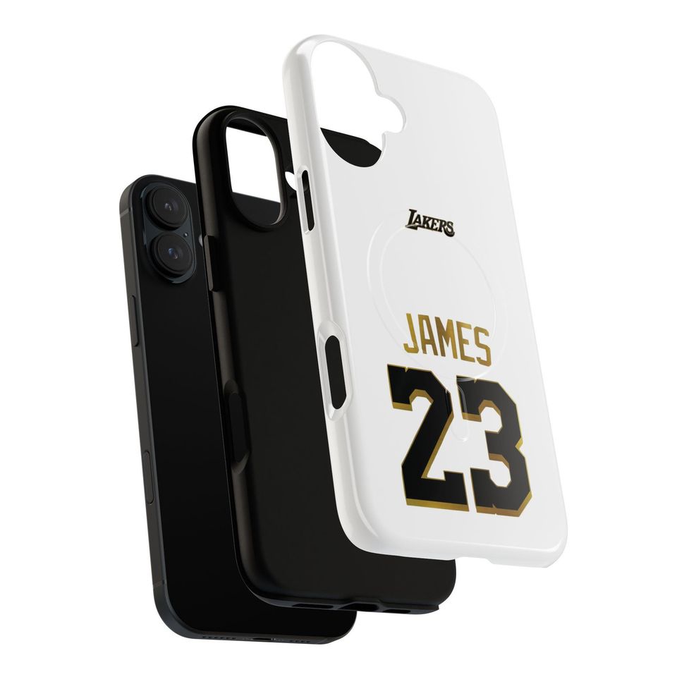 LA Lakers Tough Magnetic iPhone Case: James - MagSafe Compatible
