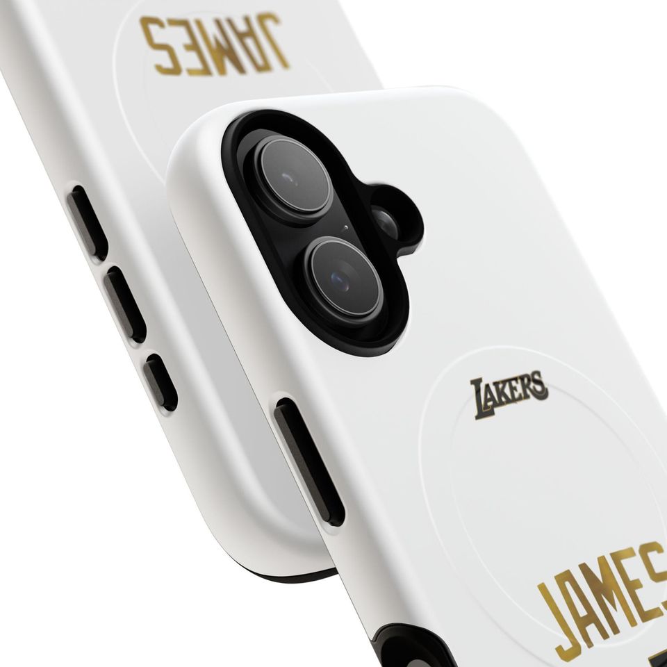 LA Lakers Tough Magnetic iPhone Case: James - MagSafe Compatible