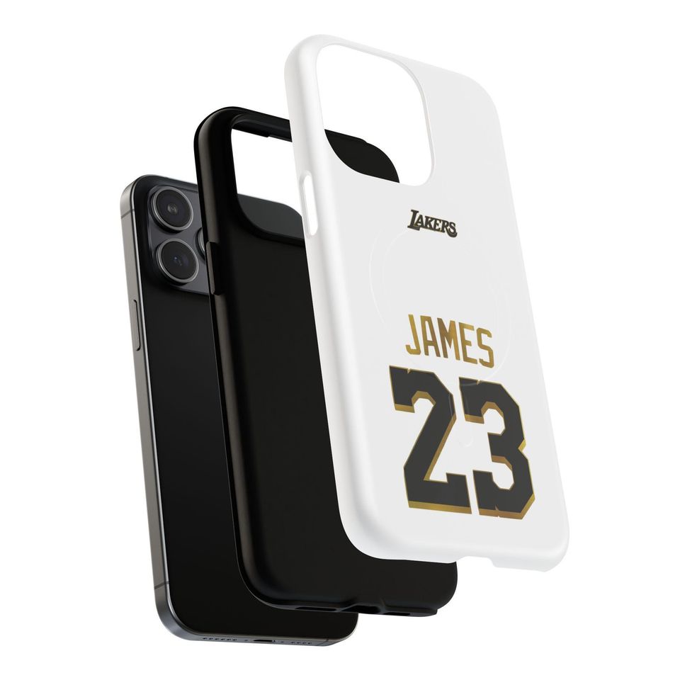 LA Lakers Tough Magnetic iPhone Case: James - MagSafe Compatible