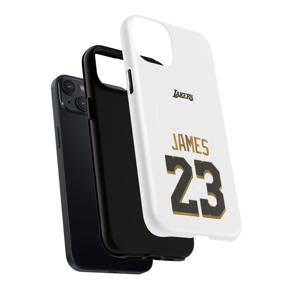 LA Lakers Tough Magnetic iPhone Case: James - MagSafe Compatible