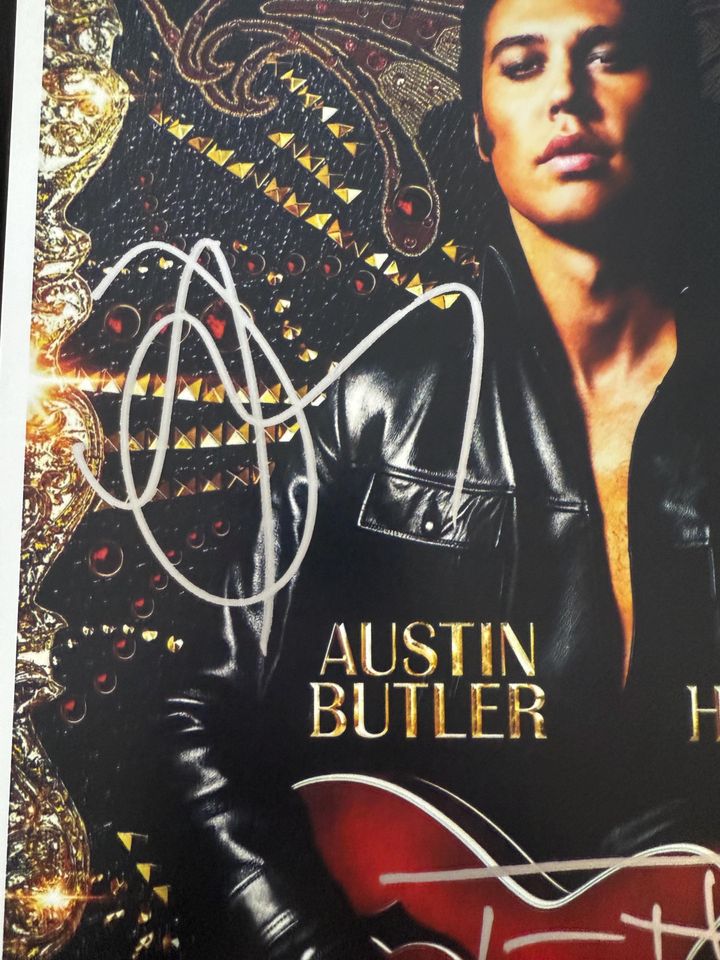 Elvis Signed Movie Poster- Premium Matte Vertical Poster