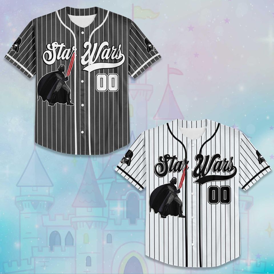 Personalized Darth Vader Baseball Jersey, Custom Star Wars Shirt